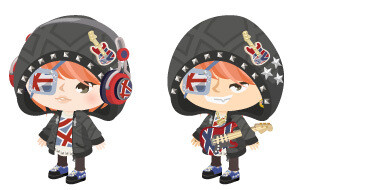 Ameba pigg 201502 小甜英伦摇滚套装