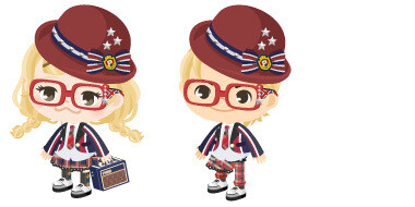 Ameba pigg 201502 小甜英伦摇滚套装