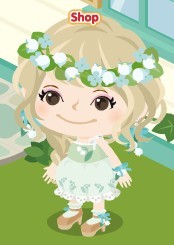 Ameba pigg 201405 铃兰仙女套装