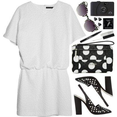 A fashion look from May 2015 featuring mini dress, leather shoes and guess handbags. Browse and shop related looks.