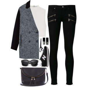 A fashion look from March 2015 featuring sleeveless shirts, TIBI and black jeans. Browse and shop related looks.