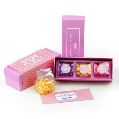 Love时尚糖果礼盒Candy lab澳洲手工切片糖果情人节 生日礼物