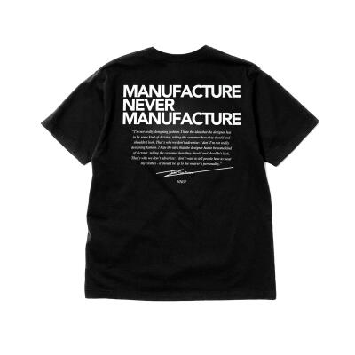 MANUFACTURE 15SS DVN TEE WTAPS 男子印花短袖圆领T恤