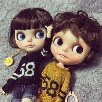 【现货】blythe jerryberry azone 通穿 数字毛衣