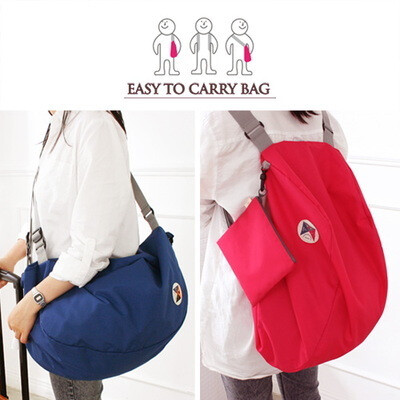 韩版 尼龙双肩旅行收纳整理袋 可折叠 3-way Easy to Carry Bag