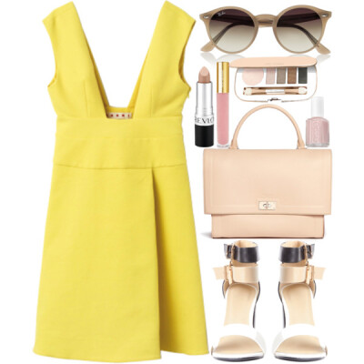 A fashion look from May 2015 featuring black sandals, givenchy handbags and round sunglasses. Browse and shop related looks.