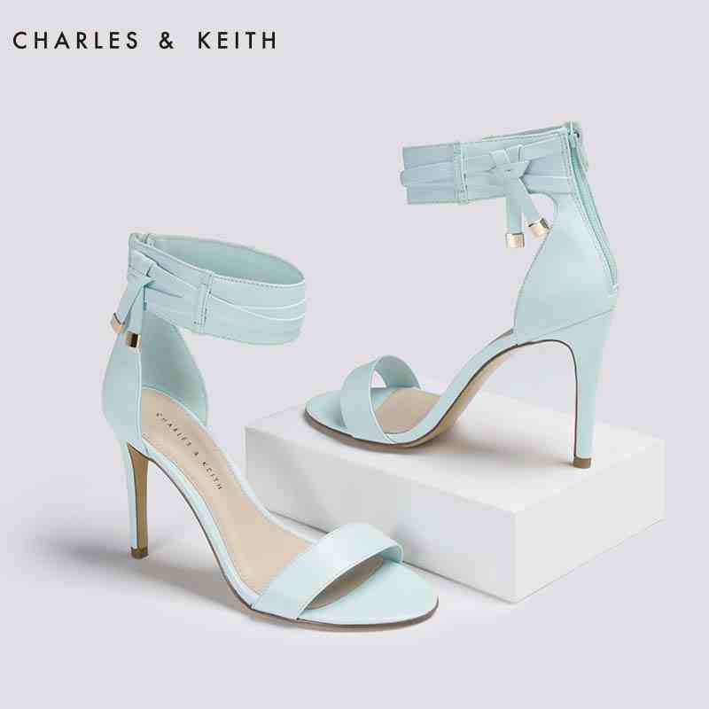 2015夏季新款 Charles Keith CK1-60920016通勤女鞋 露趾高根凉鞋