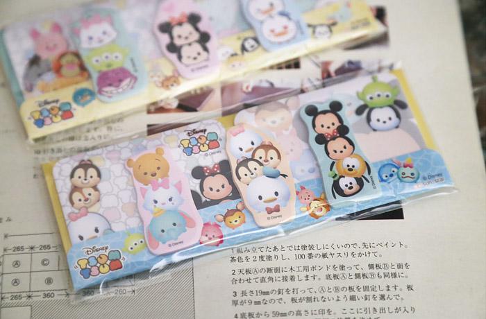 特。日本直送 disney tsum 便利贴套装