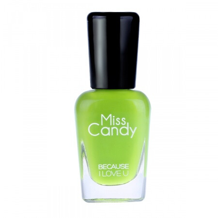 Miss Candy健康指彩16ml,80%树脂+15%纯水+5%矿物色粉=100%纯净的可剥甲油胶。上色时完全没有任何气味。卸除时无需洗甲水，可轻松整片剥去。不含甲醛、甲苯、塑化剂，孕妇儿童可以放心使用。光亮度和快干度极佳。必须配合酒精棉和透明水使用。