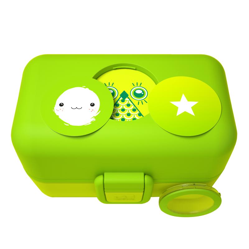 法国Monbento 儿童双层零食盒便当盒饭盒不含BPA 多色可选