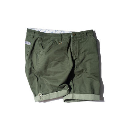 St.Roller 2015 SS 夏装 搭扣卷裤脚 洗水工装短裤 潮男 3色