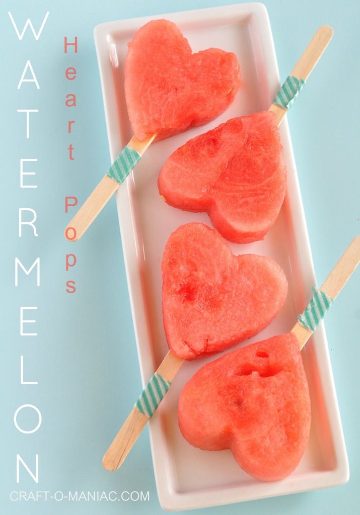 watermelon heart pops.