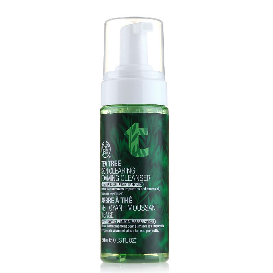 香港直发The Body Shop美体小铺 茶树洁面摩丝泡沫150ml