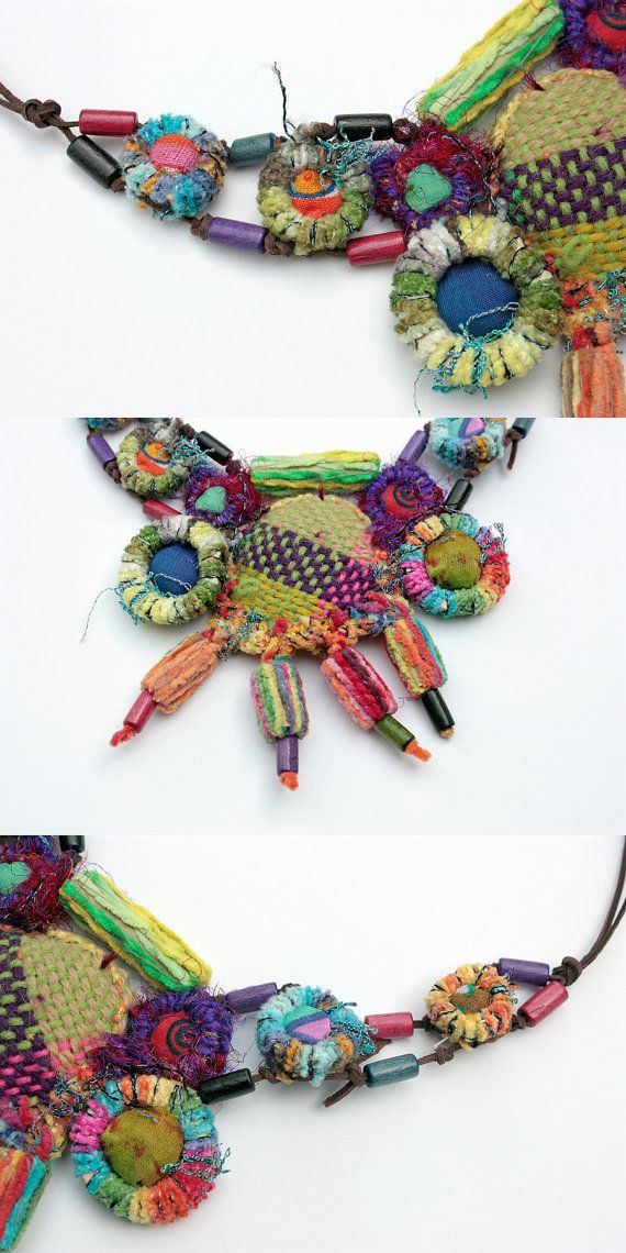 fabric necklace