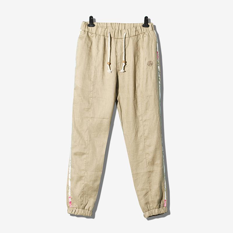 COKEIN 2015夏季日系复古男士休闲裤文艺校园棉麻舒适男裤子