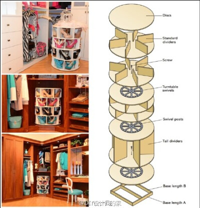 【创意家具】此鞋架绝对扛扛的实用，妹纸们快叫老爸或男盆友做一个！！