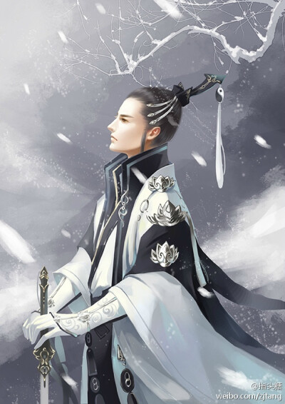 【寂寞如雪】YIN {指尖糖画作} [剑侠情缘叁 — 纯阳] 点开中图