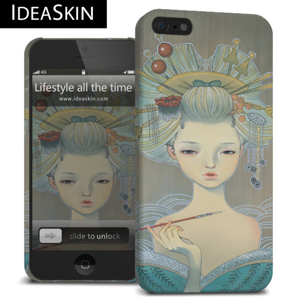 ideaskin艺伎花魁iphone6磨砂手机壳6Plus 苹果5s保护套4s日本