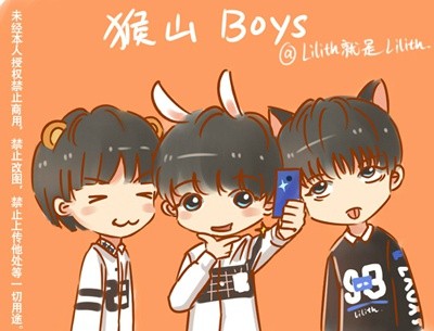 画一下我们三猴【划掉】的自拍 #TFBOYS#