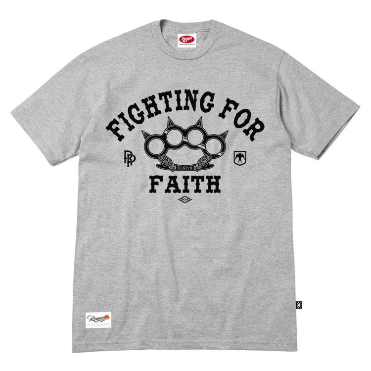 双头燕 EKHLAS X RENPIN Fighting for Faith 口号短袖TEE 情侣款