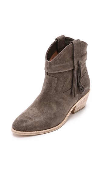 Joie Keaton Suede Fringe Booties