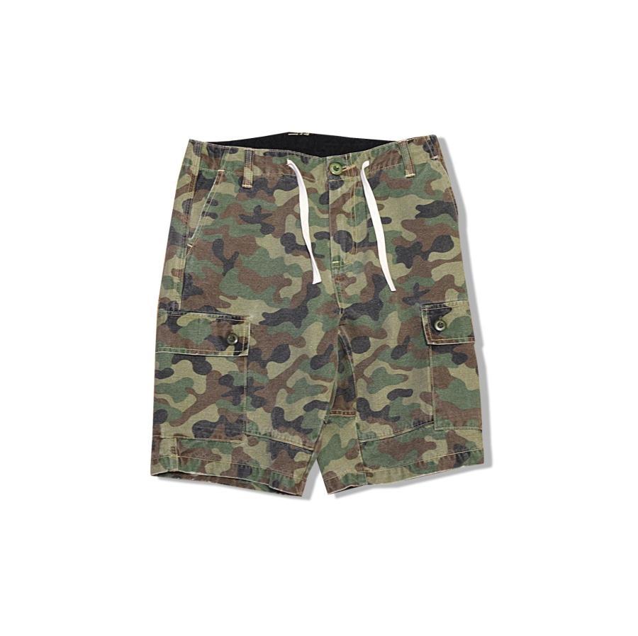 TBALLER 15SS CAMO CARGO SHORTS 经典复刻石磨水洗 迷彩工装短裤