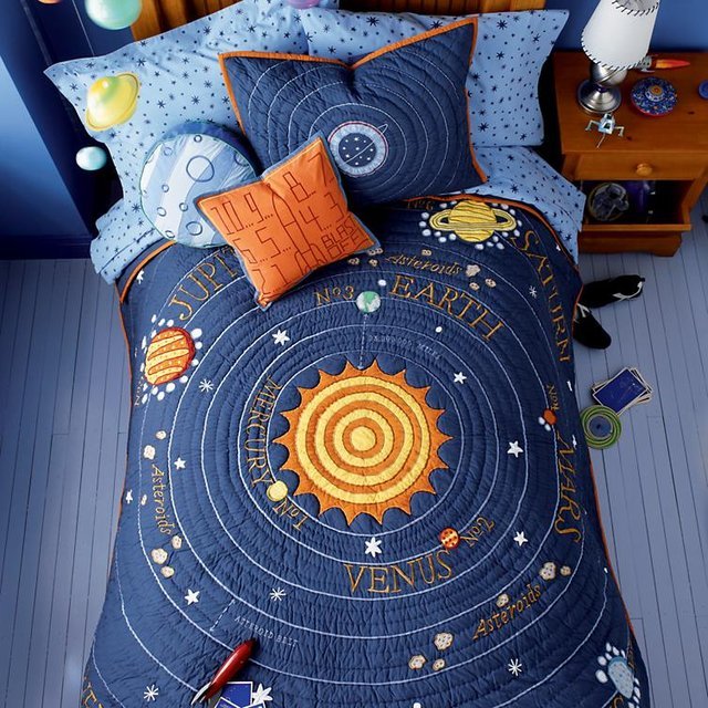 All Solar Systems Go Bedding