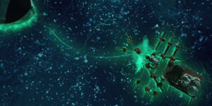 发光的海面与座头鲸  《少年派》中最梦幻的镜头，莫过于散发出淡蓝色荧光的夜晚。随着水面被轻轻搅动，蓝色的荧光从指缝中溢出，水下是散发着蓝色荧光的水母，突然一头散发着荧光的巨鲸高高跃出海面，再落入海里。