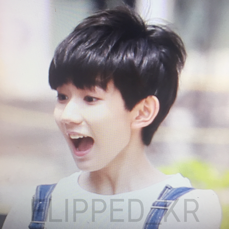 【王源 预览】#王源# @TFBOYS-王源 150518 预览 cr：@FLIPPED_KR 可爱疯了5555忍不住想塞奶嘴55555