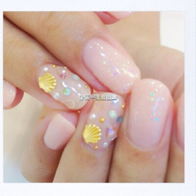 #美甲#之日系甜美系列4【一枚勤奋的#美甲搬运工# | Follow me, I will lead you into an amazing nail world】