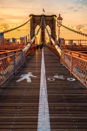 布鲁克林大桥，纽约市