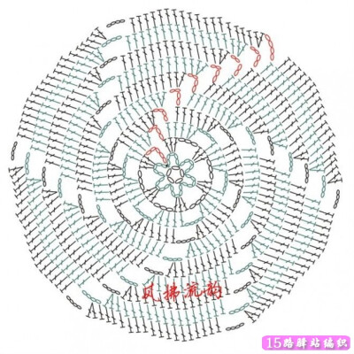 风车衣单元花钩法图解，