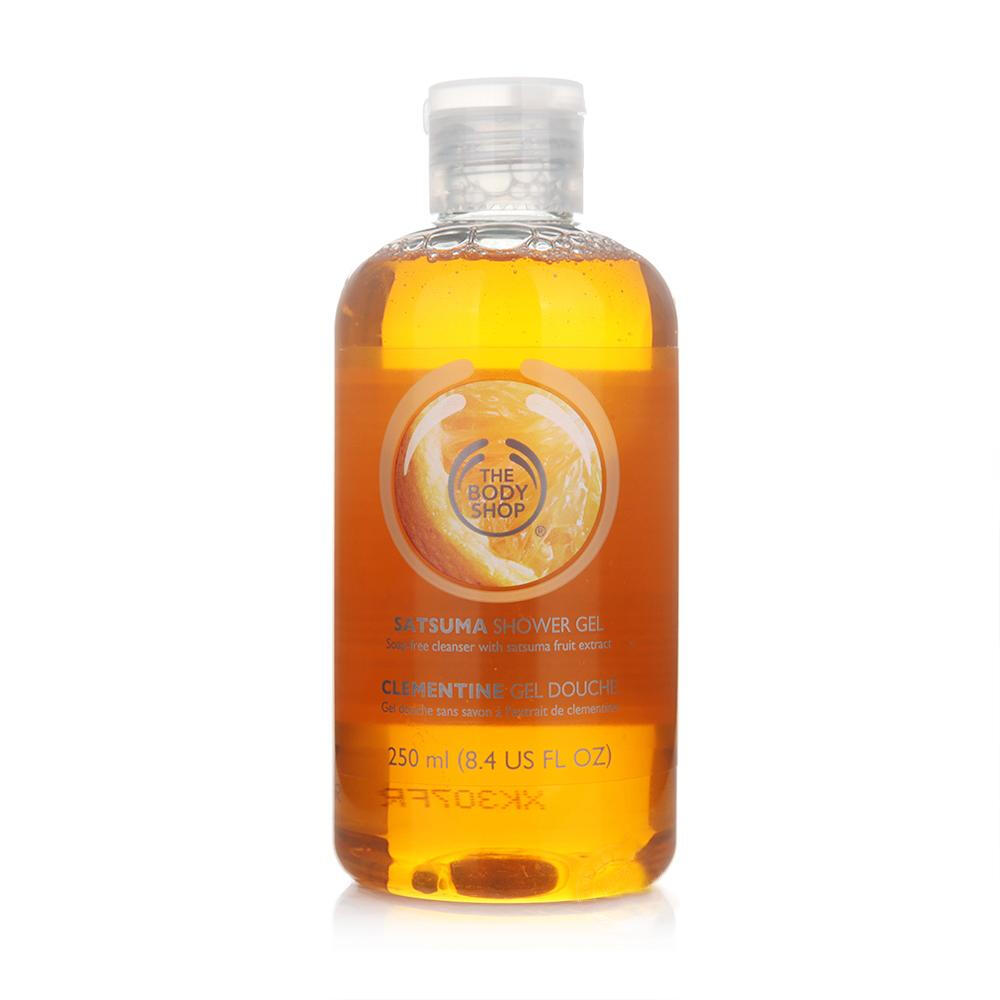 The Body Shop美体小铺 蜜柑蜜橘沐浴露250ml 美白细致滋养肌肤