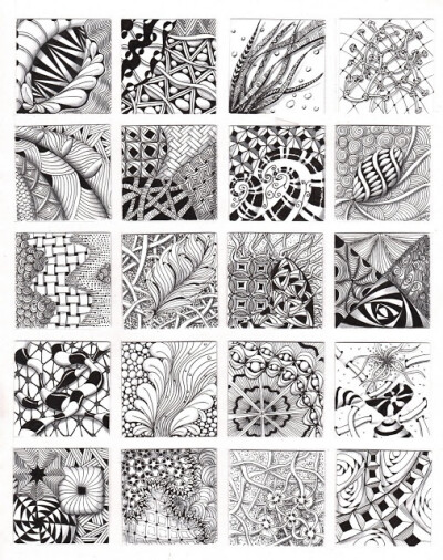 #Zentangle - went to a class on this today - incredible