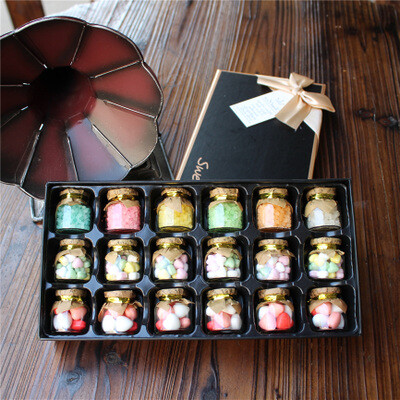 韩国进口可爱糖果迷你许愿瓶爱心漂流瓶礼盒创意新年情人节礼物