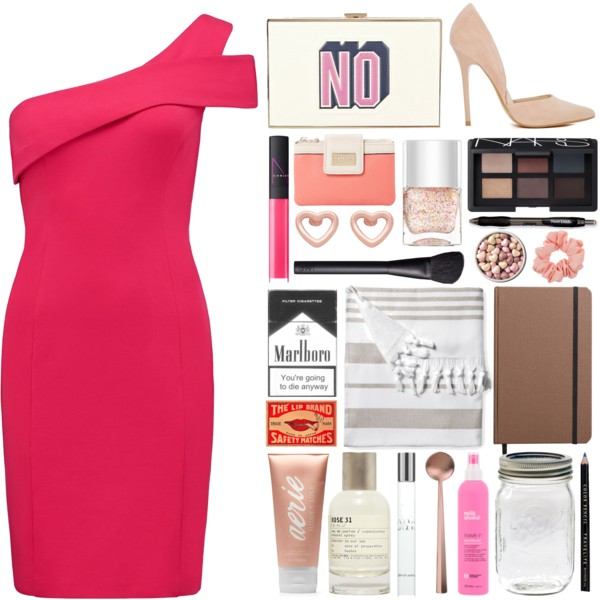 A fashion look from May 2015 featuring bodycon dress, steve madden pumps and Anya Hindmarch. Browse and shop related looks.