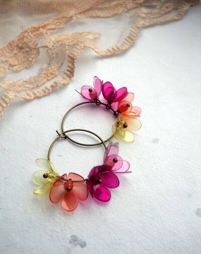 Plastic bottles jewellery