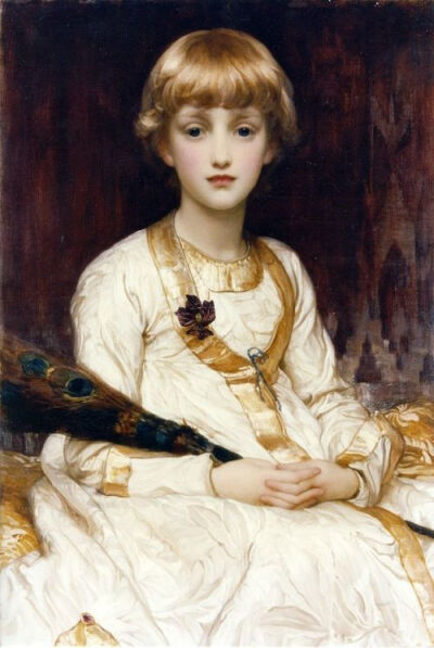 Yasmeenah by Lord Frederic Leighton (1830-1896)Lord Leighton, Art Gallery, Mclean Museums, Art Childhood, Lord Frederic, Frederick Leighton, Leighton English, Frederic Leighton, Art Portraits