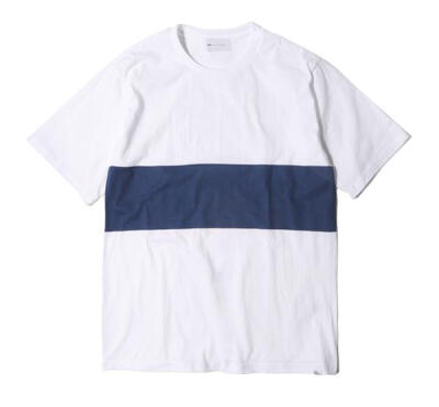 韩国LIFUL男女拼色双色蓝黄粉红t恤SURF COLORBLOCK TEE