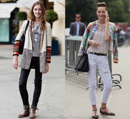 #SOT人物# 94年出生的法国超模Josephine Le Tutour因淡雅清新的气质有着&amp;quot;水仙&amp;quot;的称号，从2011年获得法国ELITE超模大赛冠军后就炙手可热，一直为各种大牌走秀代言，并登上了Models.com TOP50排行榜。街拍量虽然不多，但是依然能够看到小水仙脱俗的气质。之后会为大家送上精彩秀场照。#SOT街拍#