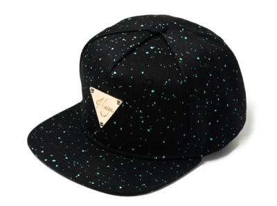 HATER Glow Speckles Snapback 黑色泼墨 夜光