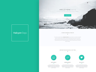 Halcyon Days PSD Template