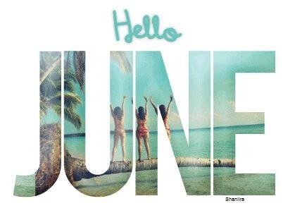 Goodbye may，Hello june。