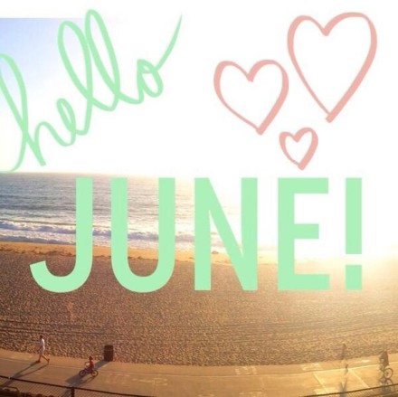 Goodbye may，Hello june。