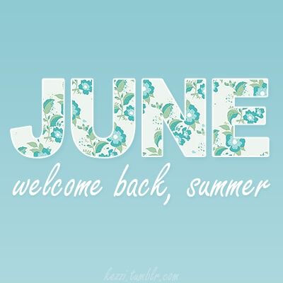 Goodbye may，Hello june。