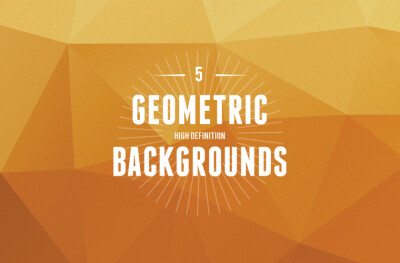 a high quality collection of 5 free geometric backgrounds