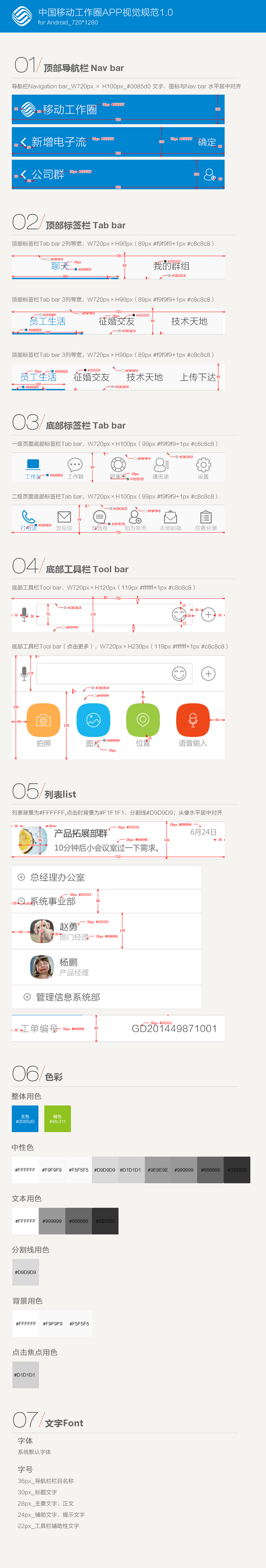 移动客户端APP设计规范