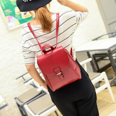 2015学院风双肩包女包韩版时尚多功能单肩斜跨休闲潮流背包