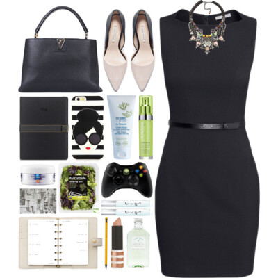 A fashion look from June 2015 featuring sleeveless dresses, zara shoes and black handbags. Browse and shop related looks.