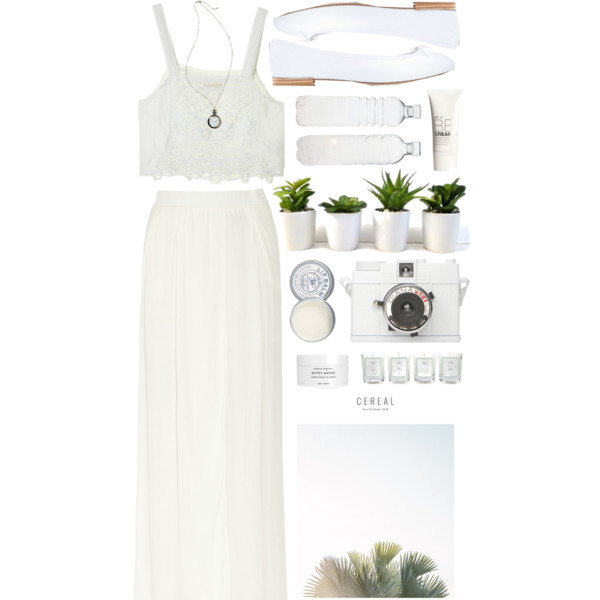 #white #maxiskirt #maxi #summer #fresh #plants #green